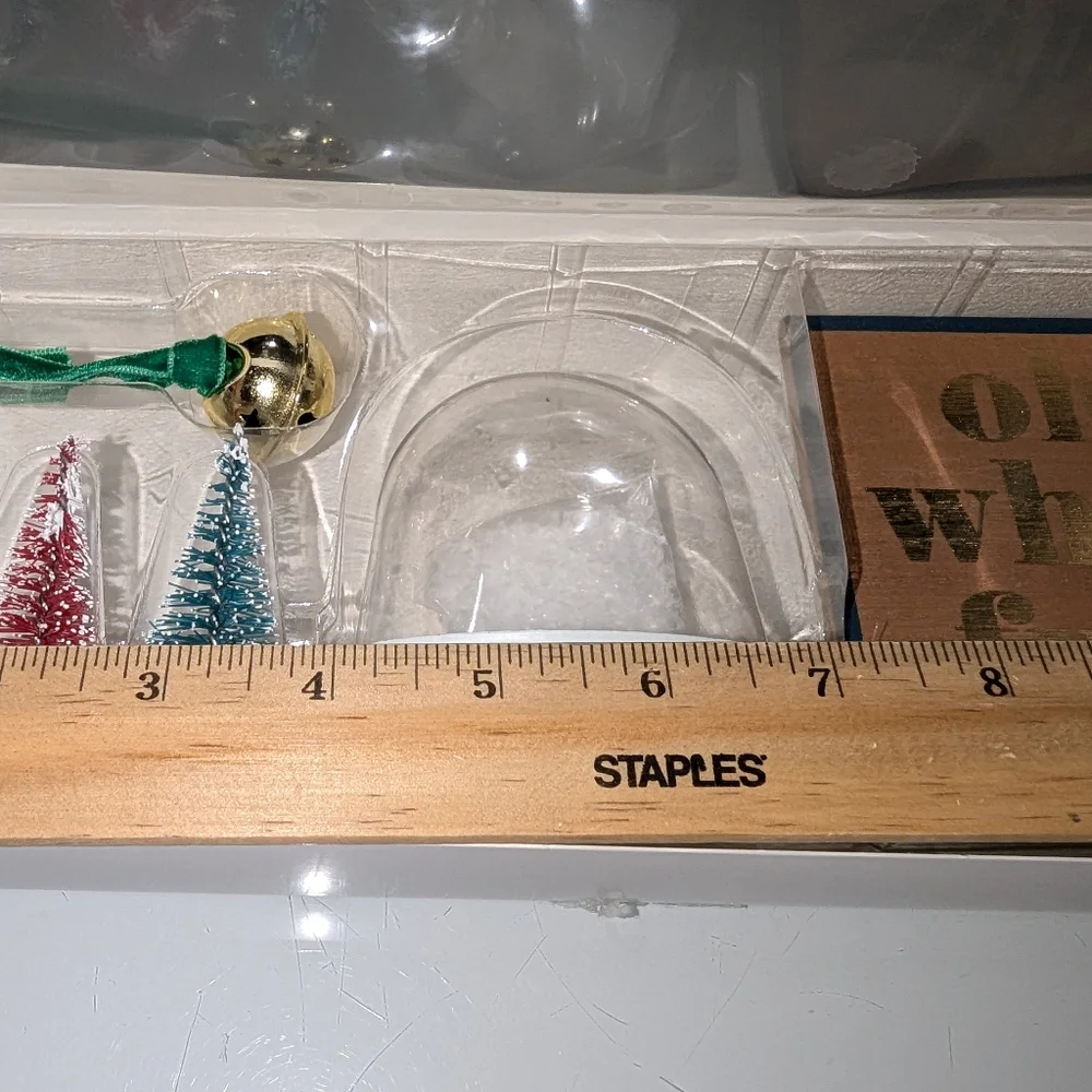 🌲 Target Tiered Tray Props Snowglobe New In Box 7 Ct